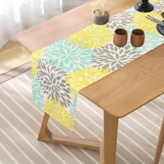 High Quality Rectangle Water-proof Colorful Mexico Style Oil-Proof block print table runner For Wedding Birthday Daily Living