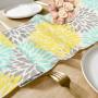 High Quality Rectangle Water-proof Colorful Mexico Style Oil-Proof block print table runner For Wedding Birthday Daily Living