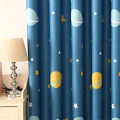 New Products Star Pattern Lovely Blackout Curtains for Boys Bedroom