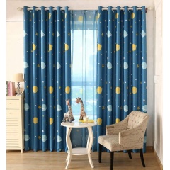 New Products Star Pattern Lovely Blackout Curtains for Boys Bedroom