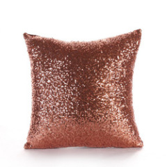 Sofa Furniture Rose Gold Cushion Cover, Outdoor Patio Latest Design Sequin Cushion Cover/