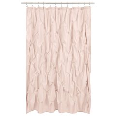 2021 Best Selling Solid Color  Pinched Pleat Bathroom Shower Curtain For Water Proof Shower Curtain/