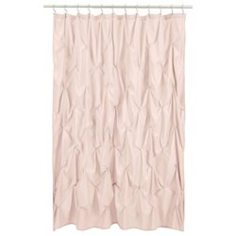 2021 Best Selling Solid Color  Pinched Pleat Bathroom Shower Curtain For Water Proof Shower Curtain/