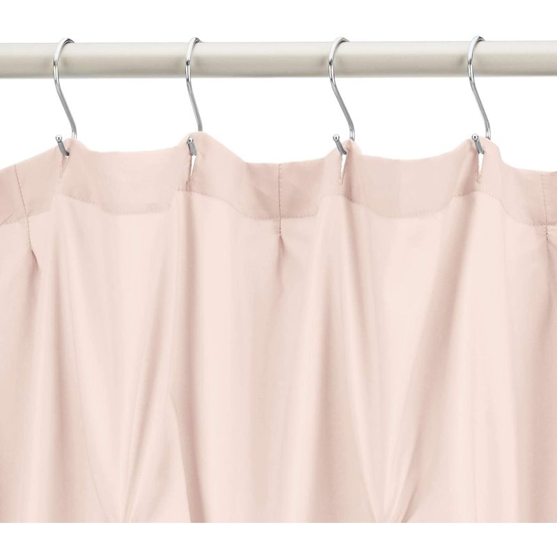 2021 Best Selling Solid Color  Pinched Pleat Bathroom Shower Curtain For Water Proof Shower Curtain/