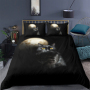 Cute Cat And Dog 4 Pcs 3D Bedding Set, 4Pc King Size Polyester Bedding Set/
