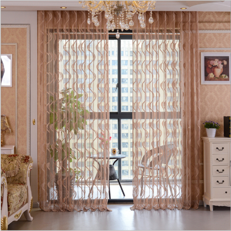 Products supply living room bed luxury arabic New lace curtains