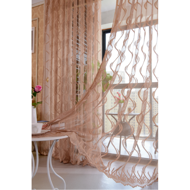 Products supply living room bed luxury arabic New lace curtains