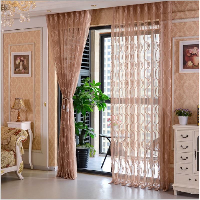 Products supply living room bed luxury arabic New lace curtains