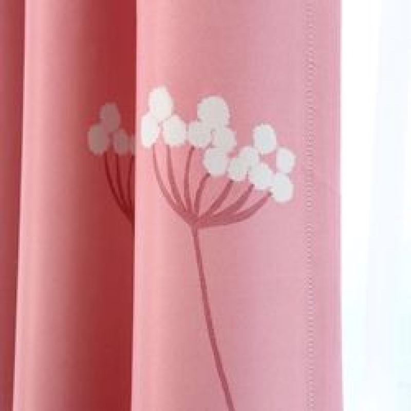 Curtain Fabric Blackout Embroidery Curtain,Simply Design Living Room Curtains#