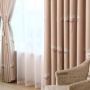 Curtain Fabric Blackout Embroidery Curtain,Simply Design Living Room Curtains#