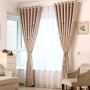 Curtain Fabric Blackout Embroidery Curtain,Simply Design Living Room Curtains#