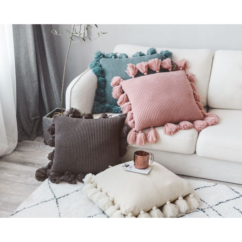 Ivory Cushion Cover, Square Latest Design Cushion Covers/