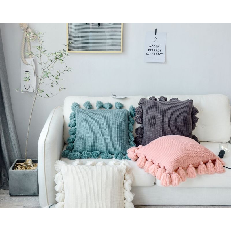 Ivory Cushion Cover, Square Latest Design Cushion Covers/