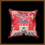 New Chinese Vintage Silk Embroidered Wine Red Dragon Cushion Case Cover,Sofa Cushion Cover/