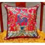 New Chinese Vintage Silk Embroidered Wine Red Dragon Cushion Case Cover,Sofa Cushion Cover/