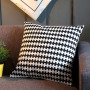 Custom Made Printing Cushion Cover Fabric, Geometric Digital Printed Plush Cushion Covers/