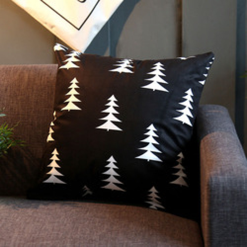 Custom Made Printing Cushion Cover Fabric, Geometric Digital Printed Plush Cushion Covers/