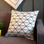 Custom Made Printing Cushion Cover Fabric, Geometric Digital Printed Plush Cushion Covers/