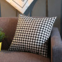 Custom Made Printing Cushion Cover Fabric, Geometric Digital Printed Plush Cushion Covers/