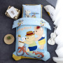 Nursery School 100% Cotton Cute Bedding Set Baby Bedsheet, 3 Piece Suit Cartoon Bedding Sets For Winter/