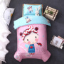 Nursery School 100% Cotton Cute Bedding Set Baby Bedsheet, 3 Piece Suit Cartoon Bedding Sets For Winter/
