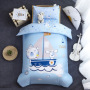 Nursery School 100% Cotton Cute Bedding Set Baby Bedsheet, 3 Piece Suit Cartoon Bedding Sets For Winter/