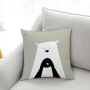 Big-eyed hamster new explosion simple animal series pillow, 2019 small fresh white velvet fabric small animal cushion /