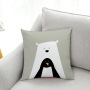 Big-eyed hamster new explosion simple animal series pillow, 2019 small fresh white velvet fabric small animal cushion /