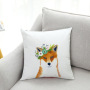 Big-eyed hamster new explosion simple animal series pillow, 2019 small fresh white velvet fabric small animal cushion /