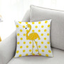 2019 Explosion Yellow Pattern Series Small Fresh Pillow, Yellow Small Lemon Super Soft Velvet Fabric Cushion /