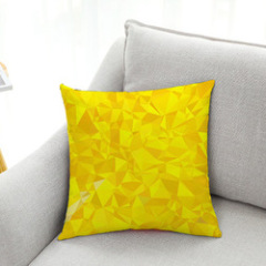2019 Explosion Yellow Pattern Series Small Fresh Pillow, Yellow Small Lemon Super Soft Velvet Fabric Cushion /