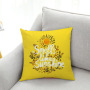 2019 Explosion Yellow Pattern Series Small Fresh Pillow, Yellow Small Lemon Super Soft Velvet Fabric Cushion /