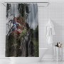 Amazon Custom 3D Shower Curtain, Puerto Rico Flag Shower Curtain*