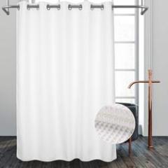 Very Pretty Amazon Waffle Shower Curtain, Modern Fabric Bathroom Curtain/
