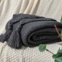Super Warm Soft Blankets Bedspread on the Bed Sofa Blanket Tassel Knitting Ball Wool Leisure Soft Warm Blankets for Home/