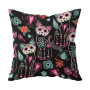 New Halloween Spider Ghost Skull Digital Design Pillow Car Cushion Cover, Decoration Wholesale Sofa Bed Cushion Cover/