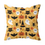 New Halloween Spider Ghost Skull Digital Design Pillow Car Cushion Cover, Decoration Wholesale Sofa Bed Cushion Cover/