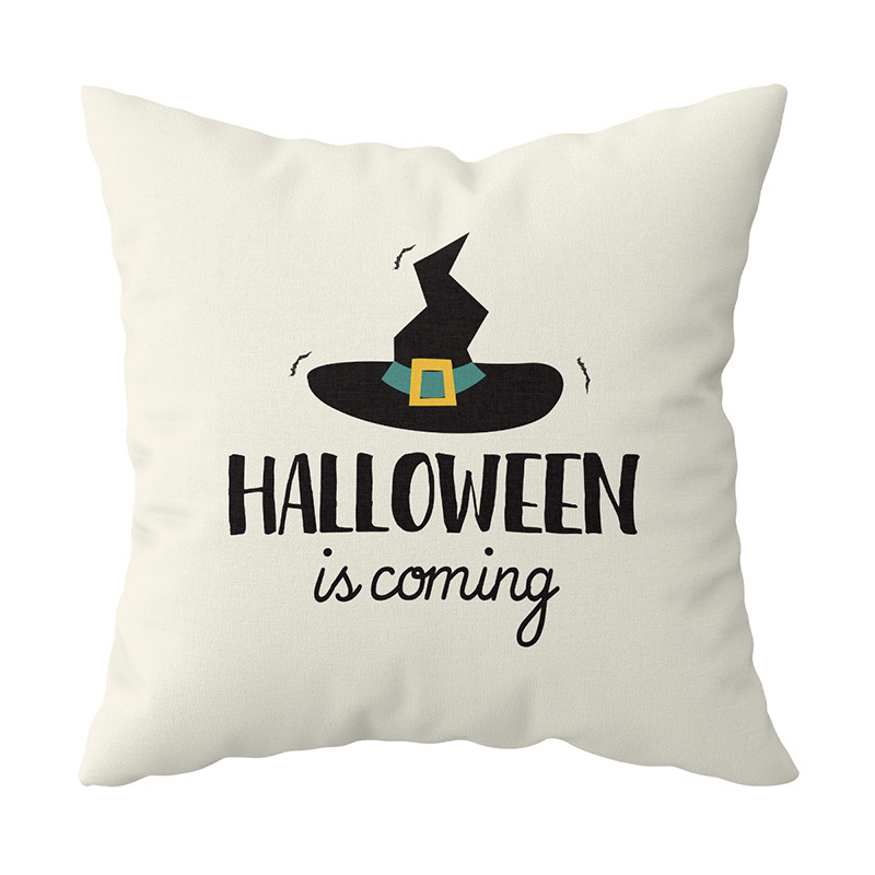 New Halloween Spider Ghost Skull Digital Design Pillow Car Cushion Cover, Decoration Wholesale Sofa Bed Cushion Cover/
