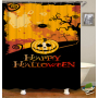 New Design Pumpkin Pattern Halloween Style Polyester Waterproof Mildewproof Shower Curtain,  Digital Print Shower Curtain/