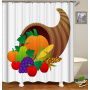New Design Pumpkin Pattern Halloween Style Polyester Waterproof Mildewproof Shower Curtain,  Digital Print Shower Curtain/