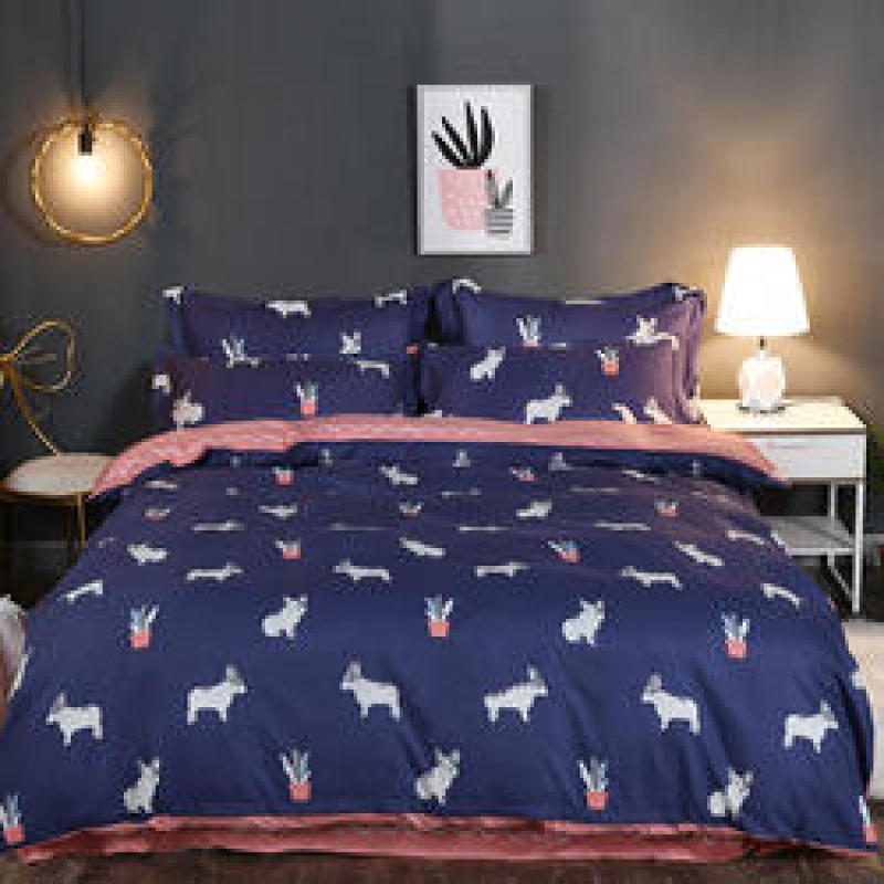 Stock 100% Hotel Bedding Sets 100% Cotton, Cheap Full Size Bedding Set For Kids/