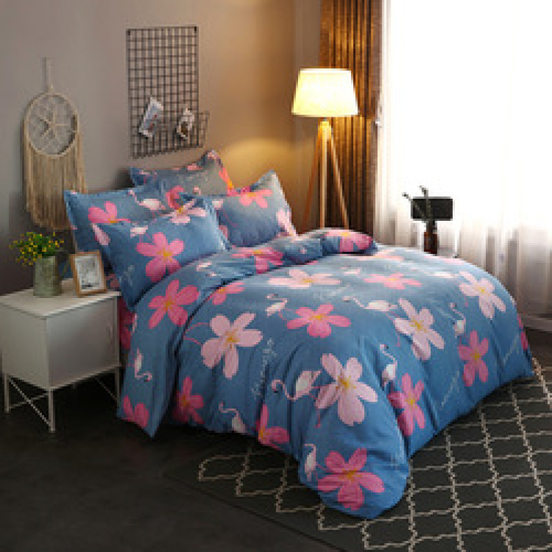 Stock 100% Hotel Bedding Sets 100% Cotton, Cheap Full Size Bedding Set For Kids/