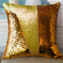 Decorativos 40*40cm Throw Pillows For Home Decor, Blue And Silver Sequin Mermaid Cushion Pillows Cover/