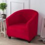 Seat Covers Home Fitted Cover Shape Sofa Thickened silver fox fleece single slipcover milk silk half curved sofa chair cover