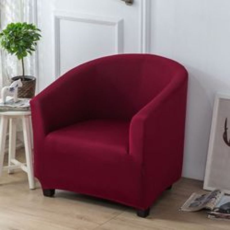Seat Covers Home Fitted Cover Shape Sofa Thickened silver fox fleece single slipcover milk silk half curved sofa chair cover