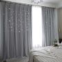 Latest curtain fashion designs living room blackout curtain,Amazon top seller 2019 star curtain