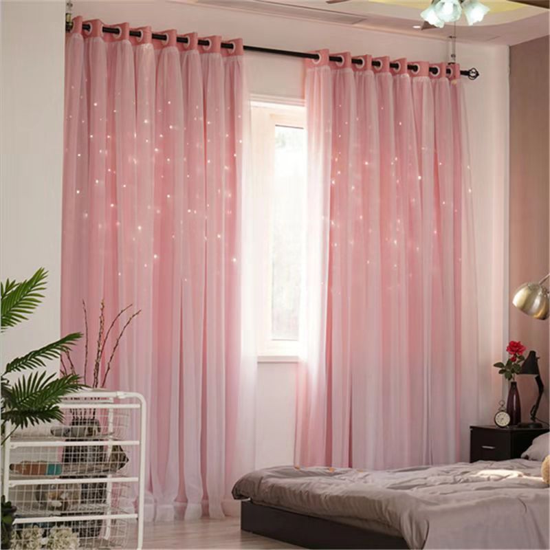 Latest curtain fashion designs living room blackout curtain,Amazon top seller 2019 star curtain