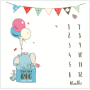 Printed flannel milestone Blanket Baby photo blanket Flannel blanket customizable/