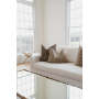 2023 New Design Beige rust-brown Floral Printed Pillow Case Cushion Cover For Living Room