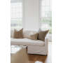 2023 New Design Beige rust-brown Floral Printed Pillow Case Cushion Cover For Living Room